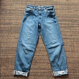 Joe's Jeans Distressed Blue Ankle Jeans